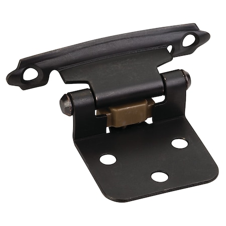 Hardware Resources Traditional 1/2In. Overlay Hinge W/ Screws, Gun Metal P5011DACM-R